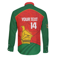 Custom Zimbabwe Cricket Family Matching Puletasi and Hawaiian Shirt Go Chevrons 2003 Color Version - Wonder Print Shop