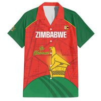 Custom Zimbabwe Cricket Hawaiian Shirt Go Chevrons 2003 Color Version - Wonder Print Shop