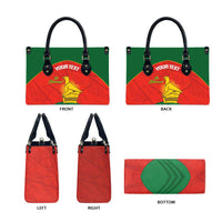 Custom Zimbabwe Cricket Leather Bag Go Chevrons 2003 Color Version - Wonder Print Shop