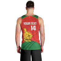 Custom Zimbabwe Cricket Men Tank Top Go Chevrons 2003 Color Version - Wonder Print Shop