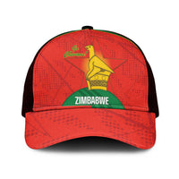 Zimbabwe Cricket Mesh Trucker Cap Go Chevrons 2003 Color Version - Wonder Print Shop