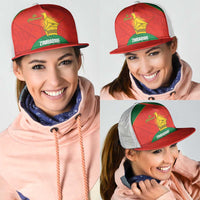 Zimbabwe Cricket Mesh Trucker Cap Go Chevrons 2003 Color Version - Wonder Print Shop