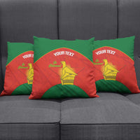 Custom Zimbabwe Cricket Pillow Cover Go Chevrons 2003 Color Version - Wonder Print Shop