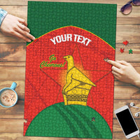 Custom Zimbabwe Cricket Puzzle Go Chevrons 2003 Color Version - Wonder Print Shop