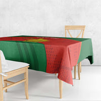 Custom Zimbabwe Cricket Tablecloth Go Chevrons 2003 Color Version - Wonder Print Shop