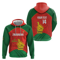 Custom Zimbabwe Cricket Zip Hoodie Go Chevrons 2003 Color Version - Wonder Print Shop