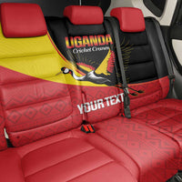 Custom Uganda Cricket Back Car Seat Cover Go Cranes African Pattern - Wonder Print Shop