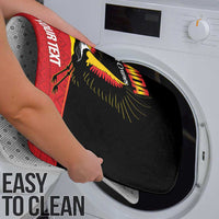 Custom Uganda Cricket Bathroom Set Go Cranes African Pattern - Wonder Print Shop