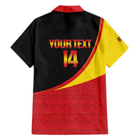 Custom Uganda Cricket Family Matching Off Shoulder Maxi Dress and Hawaiian Shirt Go Cranes African Pattern - Wonder Print Shop