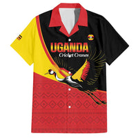 Custom Uganda Cricket Family Matching Summer Maxi Dress and Hawaiian Shirt Go Cranes African Pattern - Wonder Print Shop