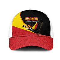 Uganda Cricket Mesh Trucker Cap Go Cranes African Pattern - Wonder Print Shop