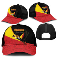 Uganda Cricket Mesh Trucker Cap Go Cranes African Pattern - Wonder Print Shop