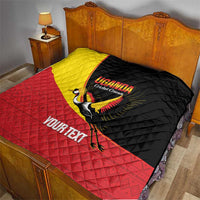 Custom Uganda Cricket Quilt Go Cranes African Pattern - Wonder Print Shop