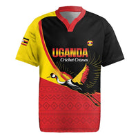 Custom Uganda Cricket Rugby Jersey Go Cranes African Pattern - Wonder Print Shop