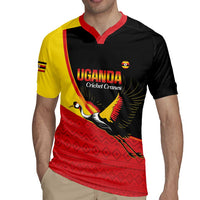 Custom Uganda Cricket Rugby Jersey Go Cranes African Pattern - Wonder Print Shop
