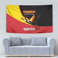 Custom Uganda Cricket Tapestry Go Cranes African Pattern - Wonder Print Shop