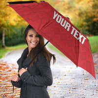 Custom Uganda Cricket Umbrella Go Cranes African Pattern - Wonder Print Shop