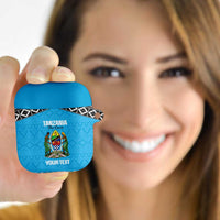 Custom Tanzania Cricket AirPods Case Go Cows Sporty African Pattern - Wonder Print Shop