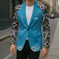 Custom Tanzania Cricket Blazer Go Cows Sporty African Pattern - Wonder Print Shop