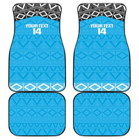 Custom Tanzania Cricket Car Mats Go Cows Sporty African Pattern - Wonder Print Shop