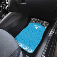 Custom Tanzania Cricket Car Mats Go Cows Sporty African Pattern - Wonder Print Shop
