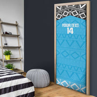 Custom Tanzania Cricket Door Cover Go Cows Sporty African Pattern - Wonder Print Shop