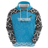 Custom Tanzania Cricket Hoodie Go Cows Sporty African Pattern - Wonder Print Shop
