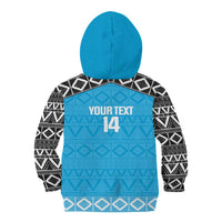 Custom Tanzania Cricket Kid Hoodie Go Cows Sporty African Pattern - Wonder Print Shop