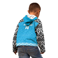 Custom Tanzania Cricket Kid Hoodie Go Cows Sporty African Pattern - Wonder Print Shop