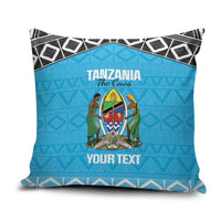 Custom Tanzania Cricket Pillow Cover Go Cows Sporty African Pattern - Wonder Print Shop
