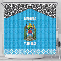 Custom Tanzania Cricket Shower Curtain Go Cows Sporty African Pattern - Wonder Print Shop