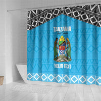 Custom Tanzania Cricket Shower Curtain Go Cows Sporty African Pattern - Wonder Print Shop