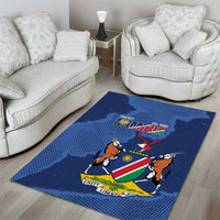 Custom Namibia Cricket Area Rug Go Eagles Est 1992 - Wonder Print Shop