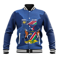 Custom Namibia Cricket Baseball Jacket Go Eagles Est 1992 - Wonder Print Shop