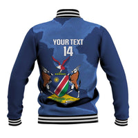 Custom Namibia Cricket Baseball Jacket Go Eagles Est 1992 - Wonder Print Shop