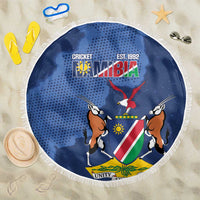 Custom Namibia Cricket Beach Blanket Go Eagles Est 1992 - Wonder Print Shop