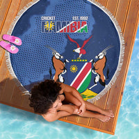 Custom Namibia Cricket Beach Blanket Go Eagles Est 1992 - Wonder Print Shop