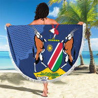 Custom Namibia Cricket Beach Blanket Go Eagles Est 1992 - Wonder Print Shop
