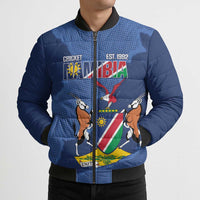 Custom Namibia Cricket Bomber Puffer Jacket Go Eagles Est 1992 - Wonder Print Shop