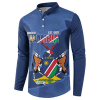 Custom Namibia Cricket Button Sweatshirt Go Eagles Est 1992 - Wonder Print Shop