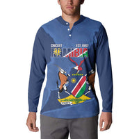 Custom Namibia Cricket Button Sweatshirt Go Eagles Est 1992 - Wonder Print Shop