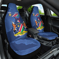 Custom Namibia Cricket Car Seat Cover Go Eagles Est 1992 - Wonder Print Shop
