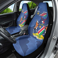 Custom Namibia Cricket Car Seat Cover Go Eagles Est 1992 - Wonder Print Shop