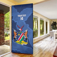 Custom Namibia Cricket Door Cover Go Eagles Est 1992 - Wonder Print Shop