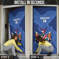 Custom Namibia Cricket Door Cover Go Eagles Est 1992 - Wonder Print Shop
