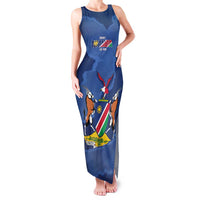 Custom Namibia Cricket Family Matching Tank Maxi Dress and Hawaiian Shirt Go Eagles Est 1992 - Wonder Print Shop