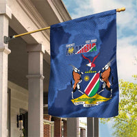 Custom Namibia Cricket Garden Flag Go Eagles Est 1992 - Wonder Print Shop