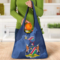 Custom Namibia Cricket Grocery Bag Go Eagles Est 1992 - Wonder Print Shop