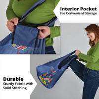 Custom Namibia Cricket Grocery Bag Go Eagles Est 1992 - Wonder Print Shop