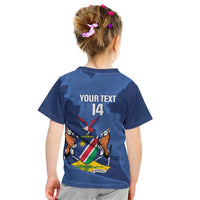 Custom Namibia Cricket Kid T Shirt Go Eagles Est 1992 - Wonder Print Shop